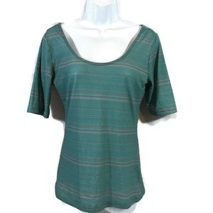 Bongo Striped Top Juniors Size Medium